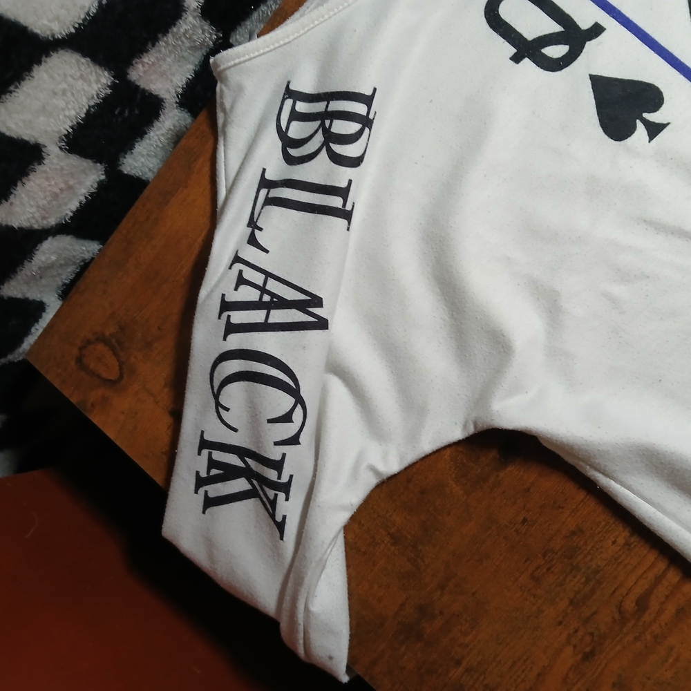 Long Sleeve White Queen Print